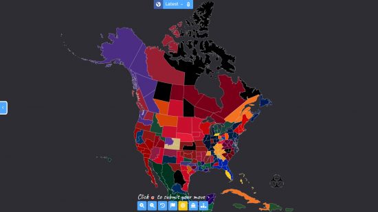 College Football Risk map
