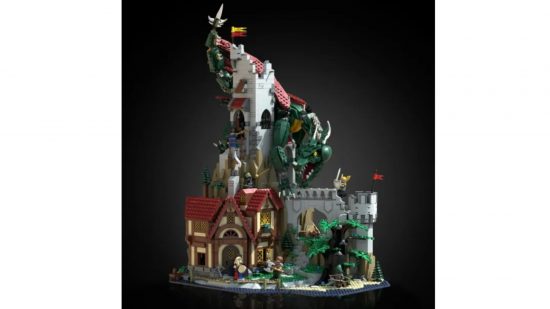 DnD LEGO winner announced - Dragon's Keep D&D LEGO set designed by Lucas Bolt