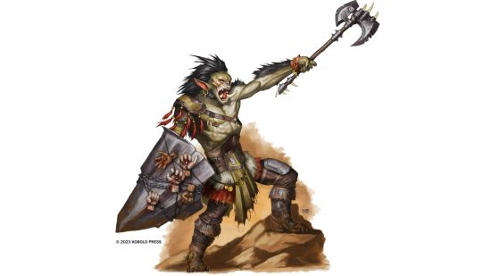 DnD Project Black Flag continues - Orc illustration by Bryan Syme