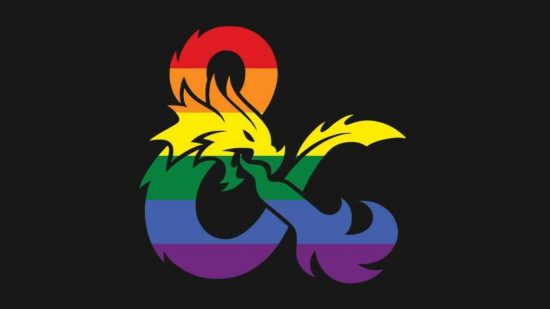 DnD TTRPGs explore queerness - D&D pride logo