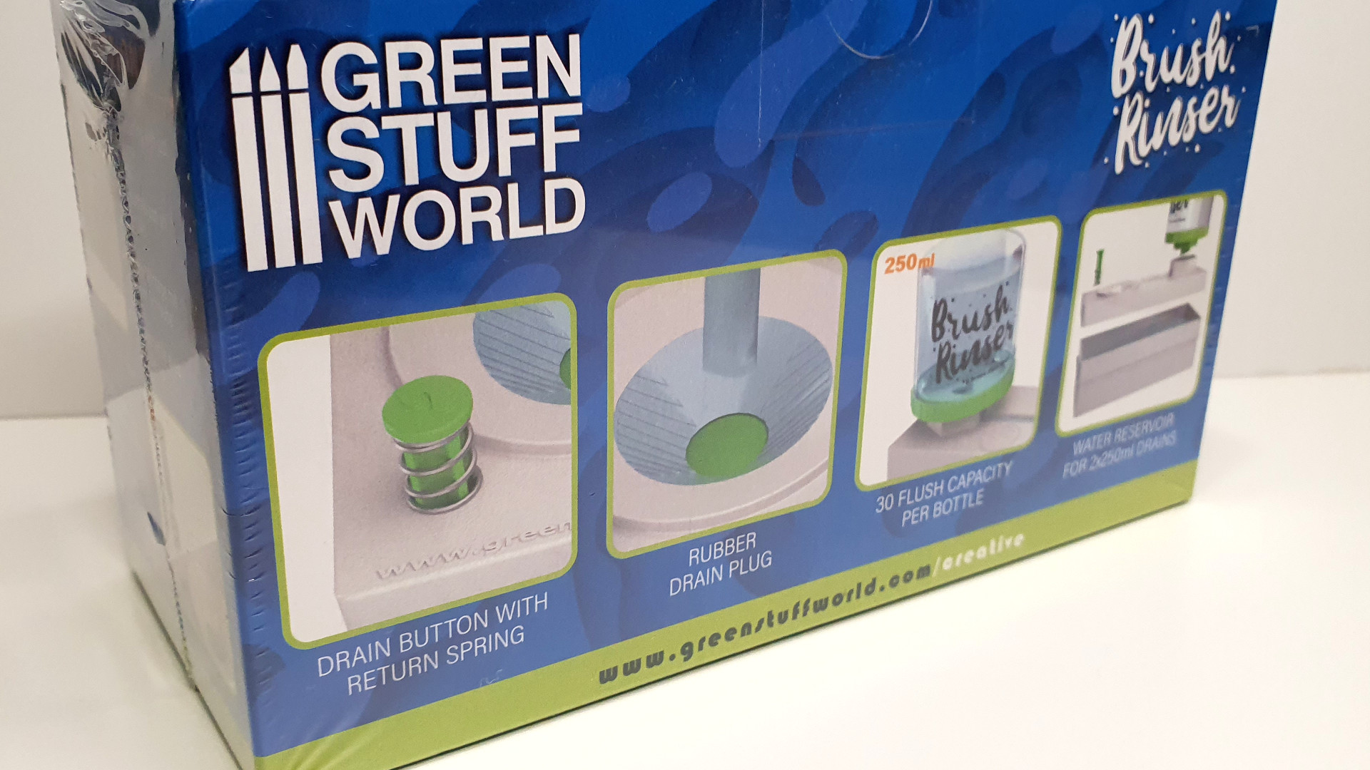 Green Stuff World Brush Rinser Bottle Upgrade 500ML for Art Brush Clea –  Cobbco