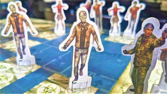 Zombies from Dead of Winter, one of the best horror board games