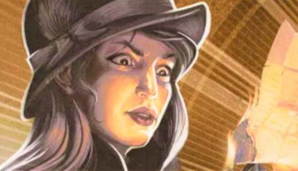 Legacy board games - art of a woman in a hat from Pandemic Legacy: Season 0
