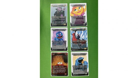 magic the gathering the muppets commander deck cards