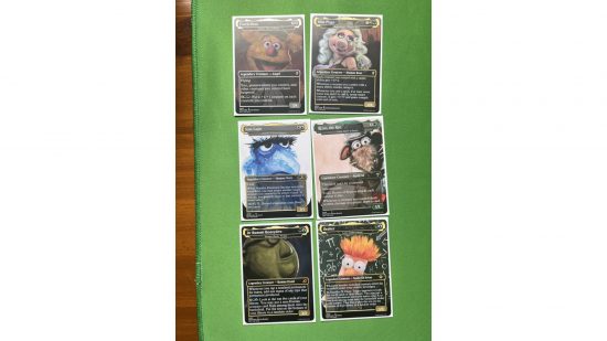 magic the gathering the muppets commander deck cards