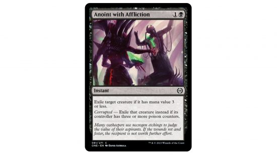 MTG Phyrexia no gore - Wizards of the Coast Magic card, Anoint with Affliction