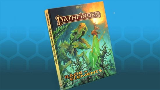Pathfinder Rage of Elements book cover preview (image from Paizo)