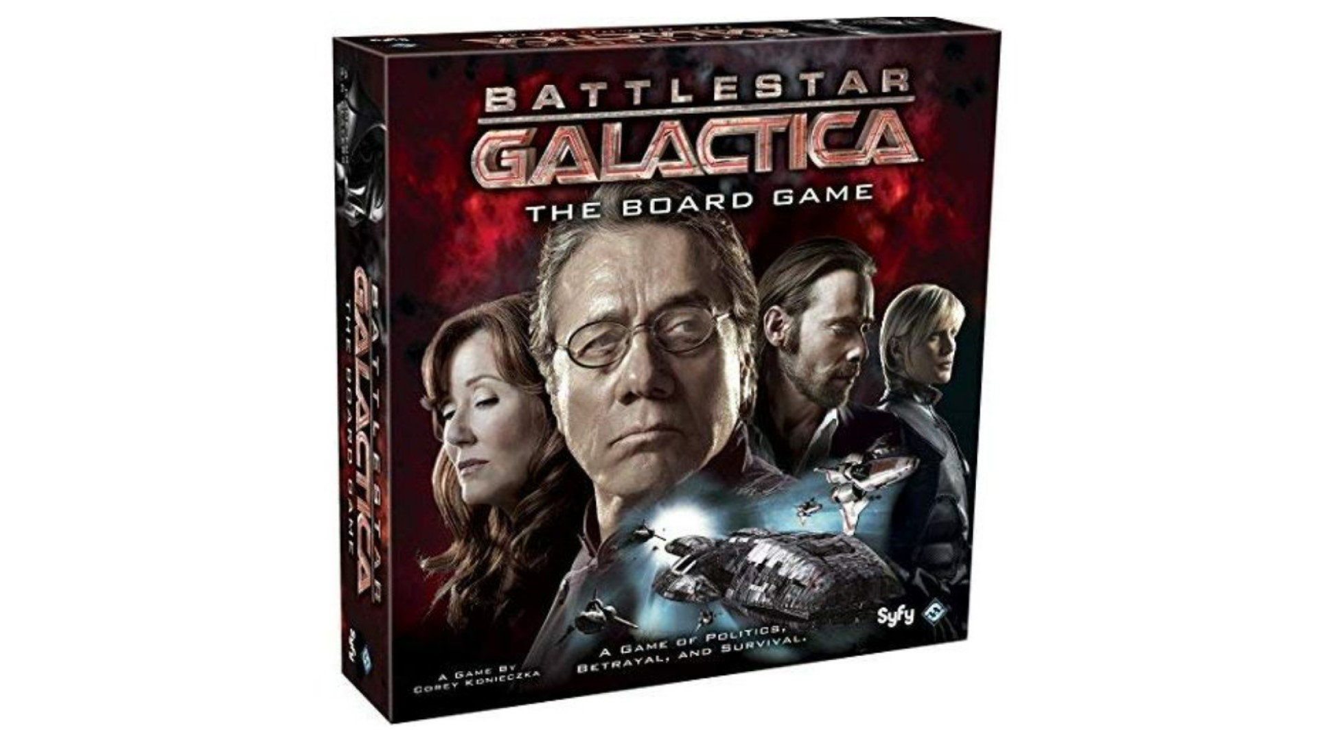 Space board games - Battlestar Galactica board game box
