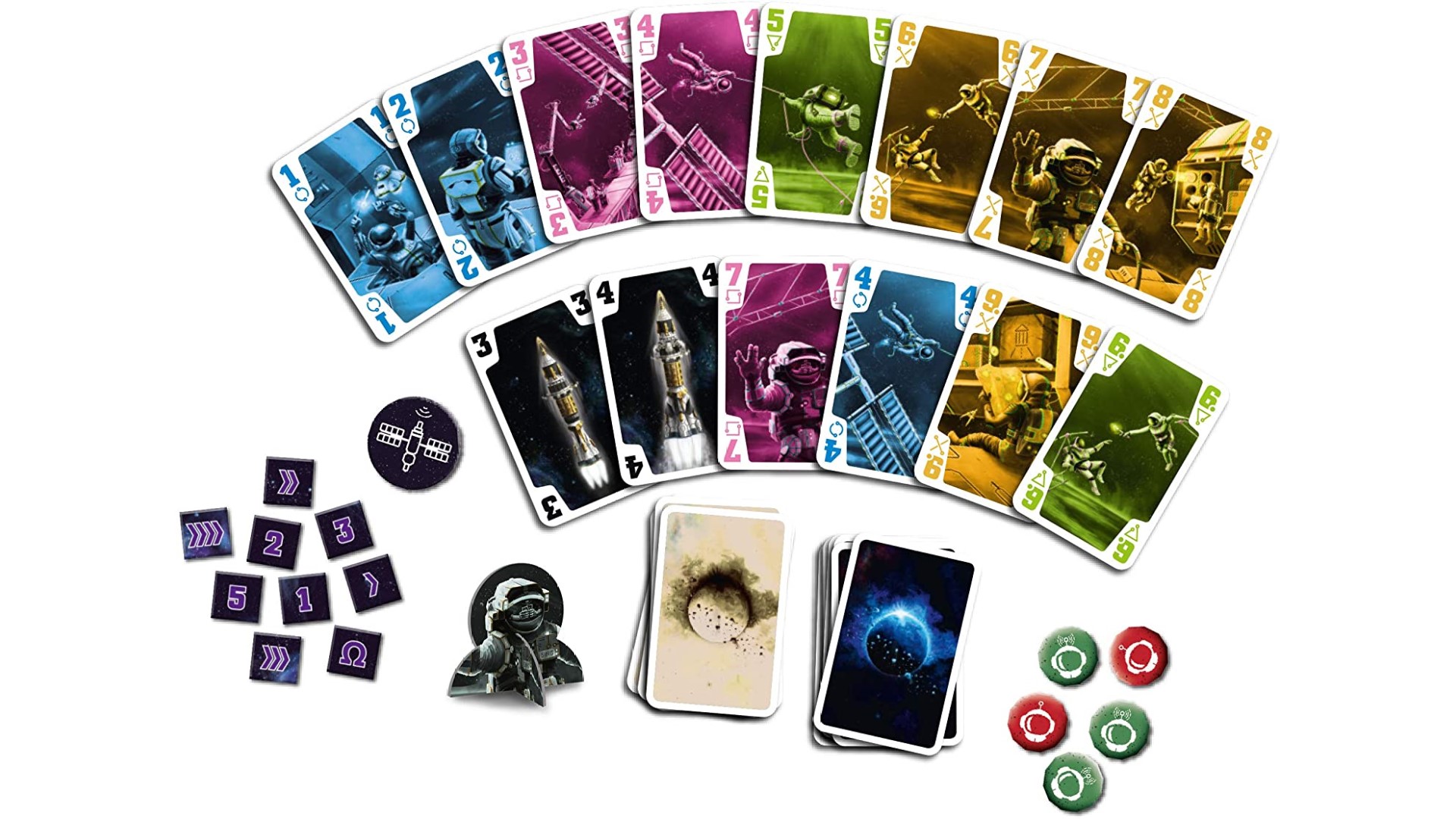 Space board games - cards from The Crew: The Quest for Planet Nine