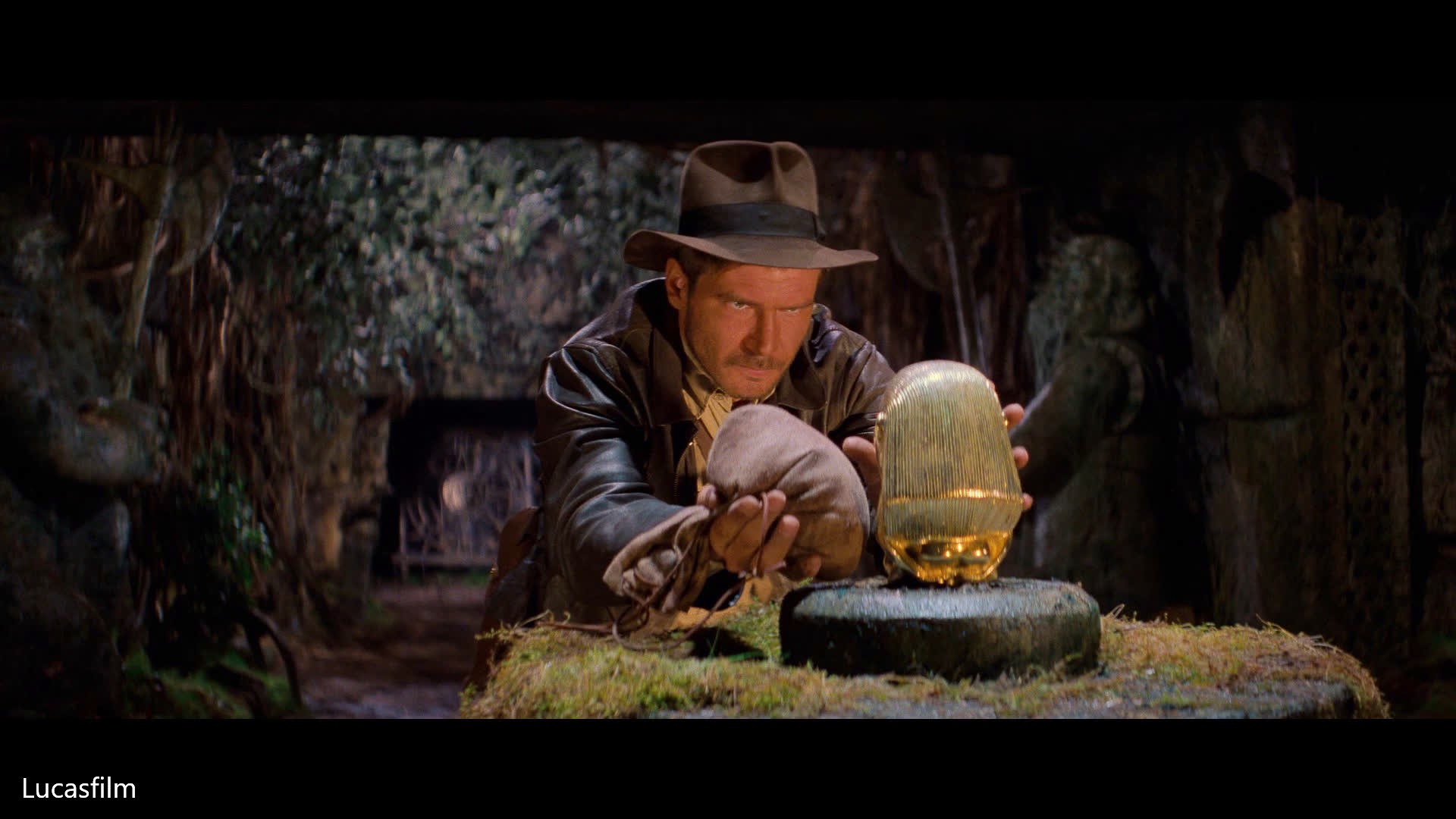 Dungeons and Dragons movies - still of Indiana Jones stealing an idol in Raiders of the Lost Ark