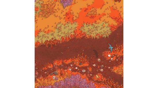 Board game Bound - artwork of an autumn scene