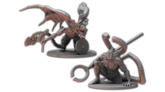 Dark Souls miniatures gargoyle and titanite demon
