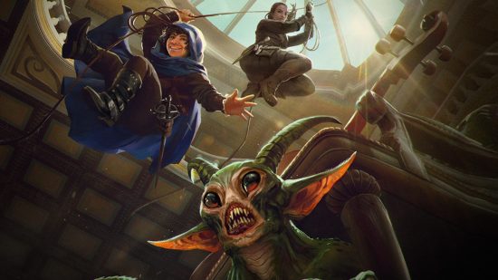 DnD book - Keys from the Golden Vault cover showing adventurers on a heist