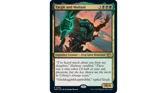 Magic the gathering - the MTG card Yargle and Multani