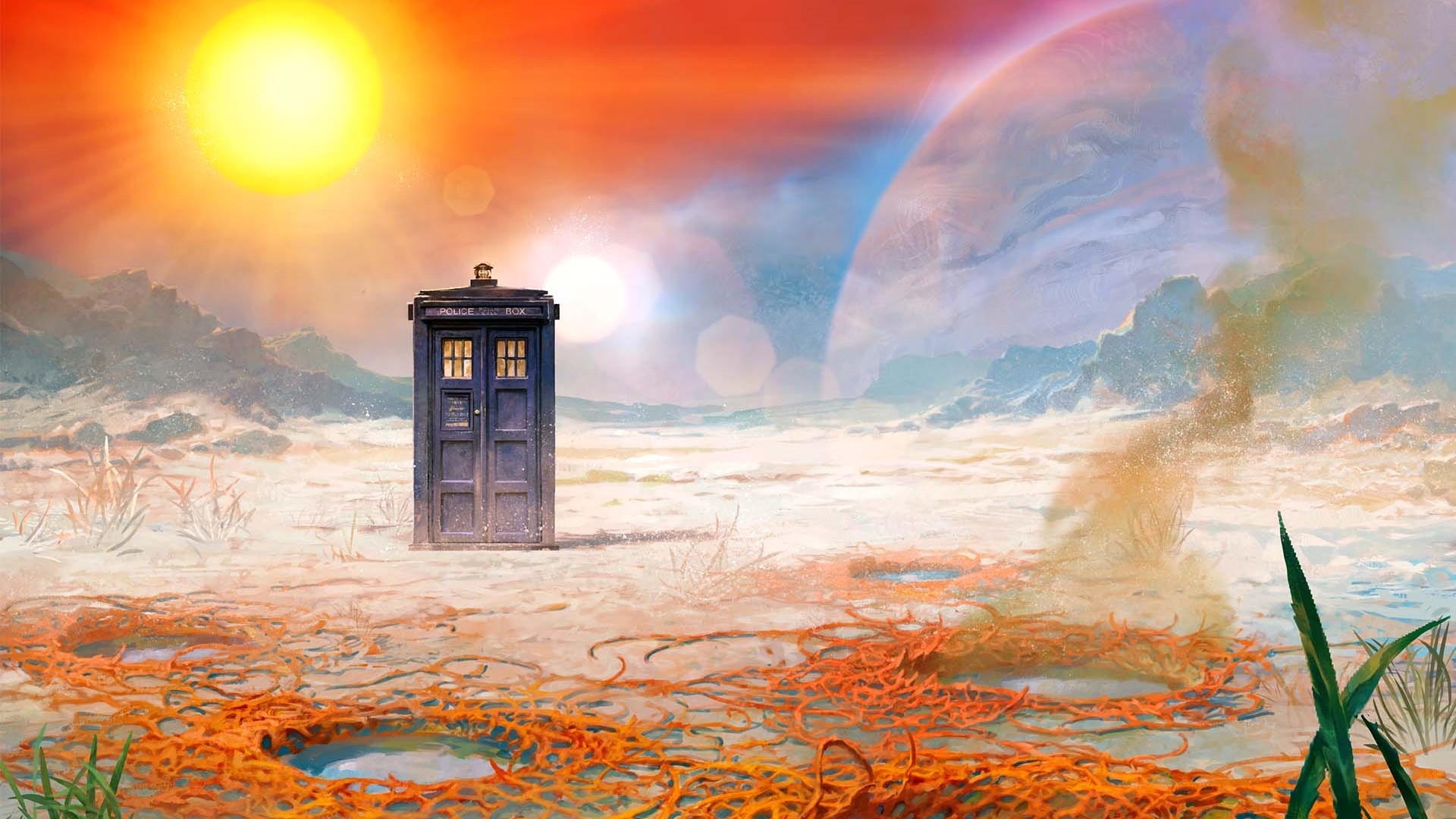 MTG doctor who release date - the tardis on an alien world