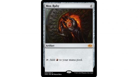 The MTG Power 9 card Mox Ruby
