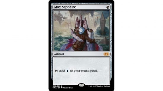 The MTG Power 9 card Mox Sapphire
