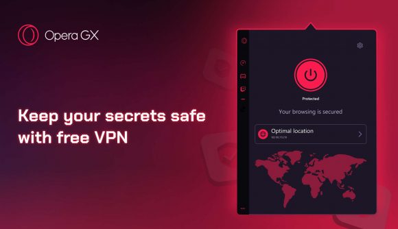 The Opera GX VPN shown in a screenshot