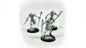 Warhammer fantasy army generated by AI - saltwater revenant, spiky skeletal infantry figures