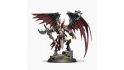 Warhammer fantasy army generated by AI - winged harbinger, batlike demon