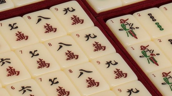 Tiles from Mahjong, one of the best Chinese board games