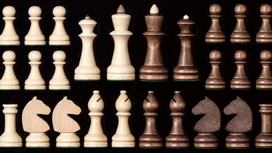 Chess pieces used to learn how to play chess
