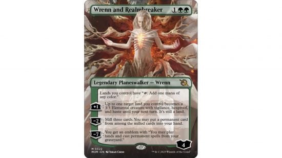 MTG March of the Machine spoilers - The MTG card Wrenn and Realmbreaker