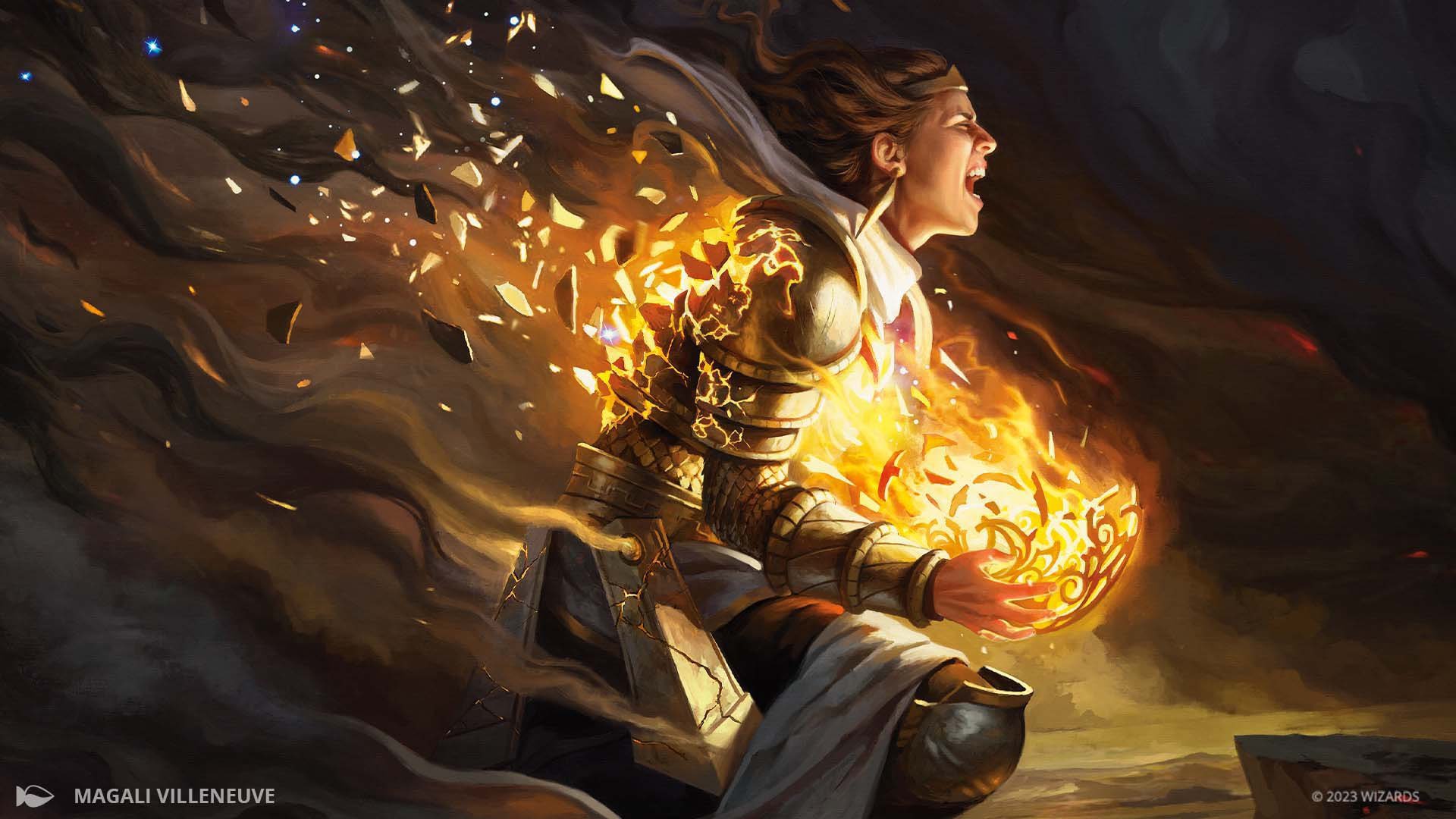 MTG March of the Machines story hints - Vanish into Eternity art by Magali Villeneuve