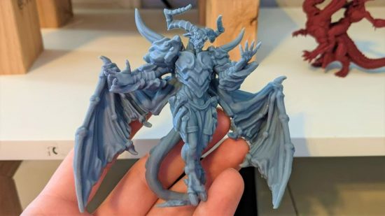 Titancraft launch - plastic miniature of a winged demon