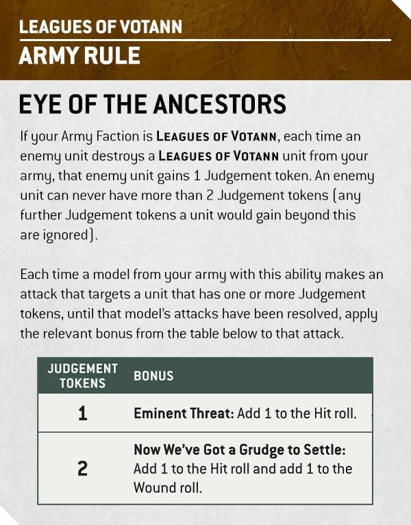Warhammer 40k Leagues of Votann Eye of the Ancestors rules for 10th edition