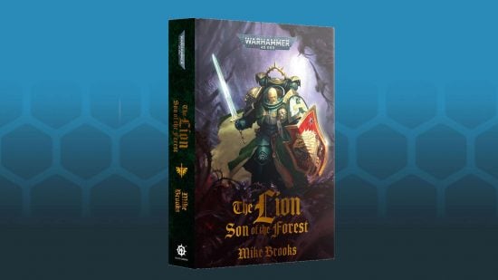 Warhammer 40k novel "The Lion: Son of the Forest" breaks with canon - book cover mockup