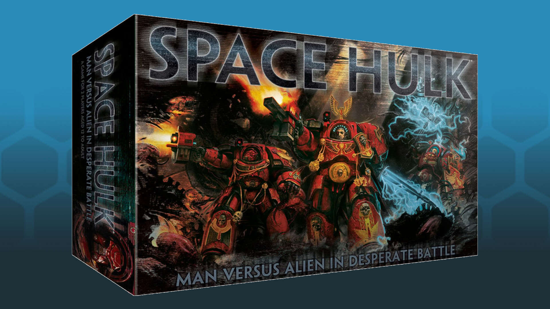 Warhammer 40k Space Hulk teaser from GW - box art mock up of the Space Hulk board game by Games Workshop