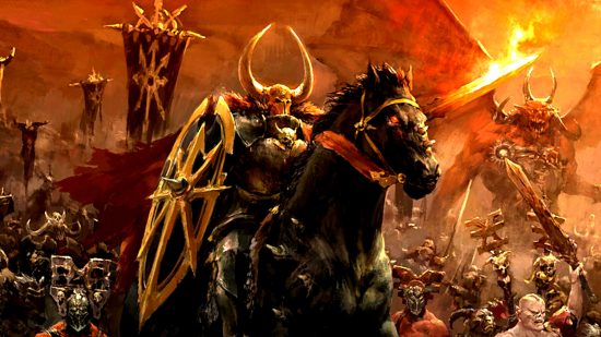 Warhammer The End Times illustration by Games Workshop - Archaon the Everchosen