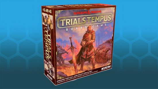 DnD Trials of Tempus announced - board game box (photo from Wizkids)