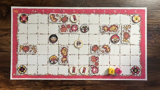 Frogs with Shotfuns board game released - board and tokens by Odd Gob Games