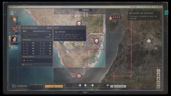 Jagged Alliance 3 map mode