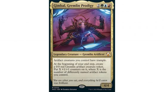 MTG march of the machine commander card Gimbal
