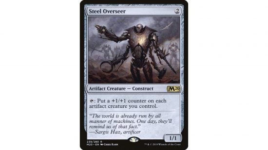 MTG card types: The MTG card Steel Overseer
