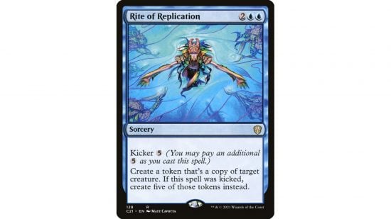 MTG card types Sorcery Rite of Replication