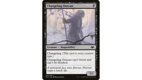 MTG Changelings - the MTG card Changeling Outcast