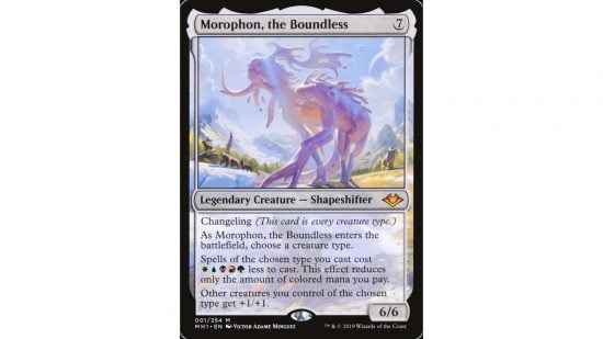 MTG Changelings - the MTG card Morophon the Boundless
