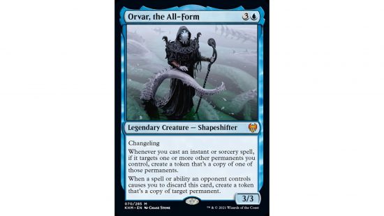 MTG Changelings - the MTG card Orvar the All-form