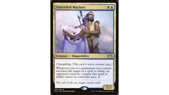 MTG Changelings - the MTG card Unsettled Mariner