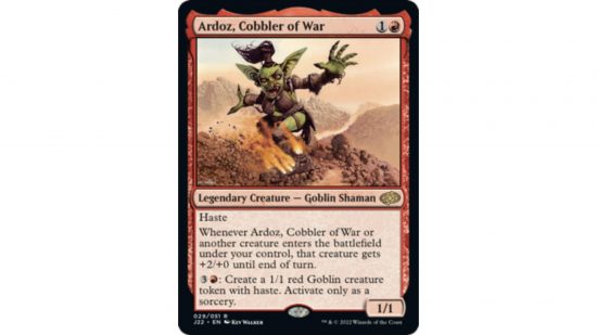 MTG goblins - the MTG card Ardoz the Cobbler
