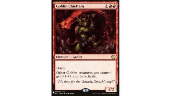 MTG goblins - the MTG card Goblin Chieftan