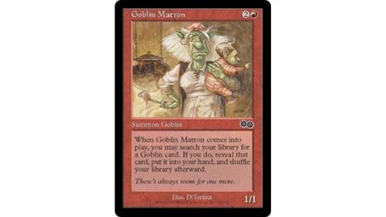 MTG goblins - the MTG card Goblin Matron