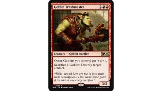 MTG goblins - the MTG card Goblin Trashmaster