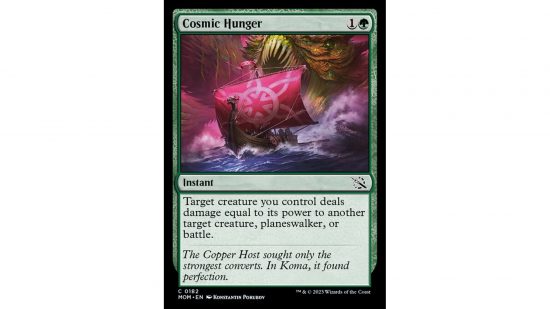 MTG March of the Machine card Cosmic Hunger