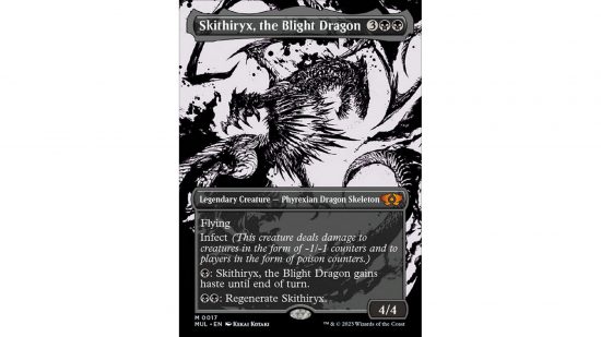MTG March of the Machine card The Blight Dragon
