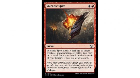 MTG March of the Machine card Volcanic Spite